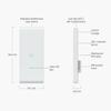 U6-Mesh-Pro UniFi Outdoor WiFi 6 Access Point US Version - Dual-Band 4x4 MU-MIMO, IPX6 Weatherproof | Bundled with QALYNX 3ft Slim Cat6A Patch Cable (28 AWG) view 2
