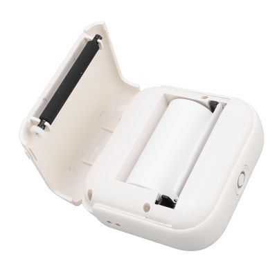 SUNGOOYUE Printer for The BT LabB Tape 203DPI Ultra Recepte CO for BICK FOTO MEMO, WLAN BT Connectivity for Printing, ABS 57x30mm Connection Port (White)
