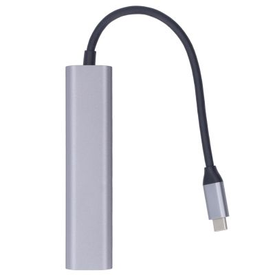 5 in 1 USB C Hub Adapter, USB C Hub Expander with 4K HD Multimedia Interface, Portable USB Splitter for Laptop Display, Multi Port Hub with USB3.0, 2 USB2.0 Ports and Type C Chargi