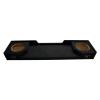 Alpine Compatible with 1988-1998 Chevy C/K Extended Cab Sealed Dual 10" W10S4 Loaded Subwoofer Stereo Sub Box Enclosure Car Audio Bundle 500W RMS 4 Ohm view 3