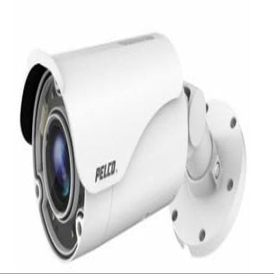 Pelco_Technologies IBP131-1ER 1MP True-WDR 3D-DNR Outdoor Network H.265 PoE+ Bullet Camera with 2.8-12mm Motorized Varifocal Lens, Aluminum/Polycarbonate