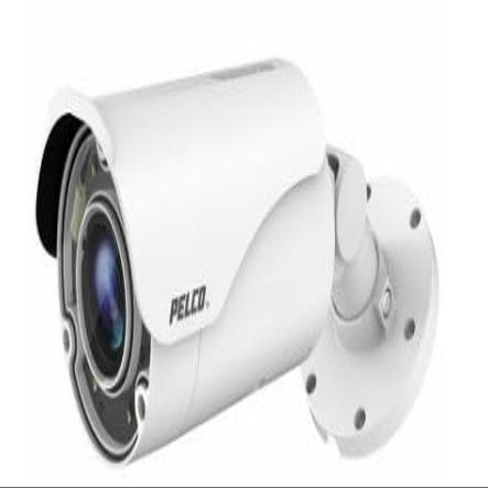 Pelco_Technologies IBP131-1ER 1MP True-WDR 3D-DNR Outdoor Network H.265 PoE+ Bullet Camera with 2.8-12mm Motorized Varifocal Lens, Aluminum/Polycarbonate