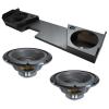 Alpine Compatible with 2014-2018 Chevy Silverado Double Cab Truck Sealed Dual 12" W12S4 Loaded Subwoofer Stereo Sub Box Enclosure Rhino Coated Car Audio Bundle 500W RMS 4 Ohm view 1