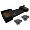 Alpine Compatible with 2007-2013 Chevy Silverado Sealed Dual 10" W10S4 Loaded Subwoofer Stereo Sub Box Enclosure Car Audio Bundle 500W RMS 4 Ohm view 1