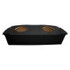 Alpine Compatible with 2003-2008 Nissan 350Z Sealed Dual 10" W10S4 Loaded Subwoofer Stereo Sub Box Enclosure Car Audio Bundle 500W RMS 4 Ohm view 2