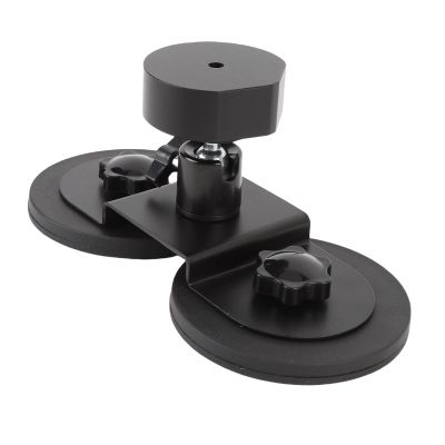 Aramox Satellite Mounting Kit, Rubber Coated Adjustable Magnetic Bracket, Compact Antenna Roof Mount for Mini Dish Antennae Ideal for Camping and Traveling