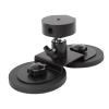 Aramox Satellite Mounting Kit, Rubber Coated Adjustable Magnetic Bracket, Compact Antenna Roof Mount for Mini Dish Antennae Ideal for Camping and Traveling view 3