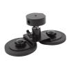 Aramox Satellite Mounting Kit, Rubber Coated Adjustable Magnetic Bracket, Compact Antenna Roof Mount for Mini Dish Antennae Ideal for Camping and Traveling view 4
