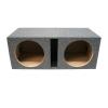 Alpine Universal Vented Dual 10" W10S4 Loaded Subwoofer Stereo Sub Box Enclosure Car Audio Bundle 500W RMS 4 Ohm view 3