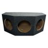 Alpine Rear Angle Sealed Triple 12" W12S4 Loaded Subwoofer Stereo Sub Box Enclosure Car Audio Bundle 750W RMS 4 Ohm view 2