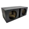 Alpine Universal Stereo Ported Dual 10" W10S4 Loaded Subwoofer Sub Box Enclosure Rhino Coated Car Audio Bundle 500W RMS 4 Ohm view 2