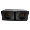 Alpine Universal Stereo Ported Dual 10" W10S4 Loaded Subwoofer Sub Box Enclosure Rhino Coated Car Audio Bundle 500W RMS 4 Ohm view 3