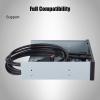 5.25 Inch 19 Pin/9Pin to USB 3.0 USB 2.0 4 Port Metal Optical Drive Bay, 3.5 USB Hub Front Panel with 2xUSB3.0 and 2xUSB2.0 Ports, High Speed Data Transfer for PC Desktop view 4