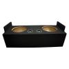Alpine Compatible with 1982-2004 Chevy S-10 Ext Cab Sealed Dual 12" W12S4 Loaded Subwoofer Stereo Sub Box Enclosure Car Audio Bundle 500W RMS 4 Ohm view 2