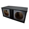 Alpine Universal Vented Paintable Dual 10" W10S4 Loaded Subwoofer Stereo Sub Box Enclosure Car Audio Bundle 500W RMS 4 Ohm view 2
