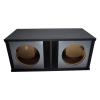 Alpine Universal Vented Paintable Dual 10" W10S4 Loaded Subwoofer Stereo Sub Box Enclosure Car Audio Bundle 500W RMS 4 Ohm view 3