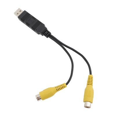Badafaci USB to CVBS Output Adapter, High Definition Video Transmission, Quick Setup for Car Radio and External Screens
