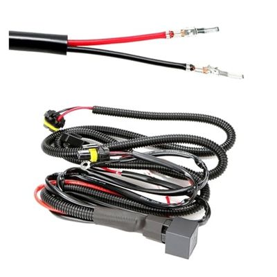 1 Pc Compatible With 9005 9006 H1 H13 H7 H8 H9 H11 Xenon HID Wire Harenss Wire Light Controller Adapter Plugs Lamp HID Relay Harness Wiring(H8 H9 H11)