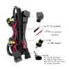 1 Pc Compatible With 9005 9006 H1 H13 H7 H8 H9 H11 Xenon HID Wire Harenss Wire Light Controller Adapter Plugs Lamp HID Relay Harness Wiring(H8 H9 H11) view 3