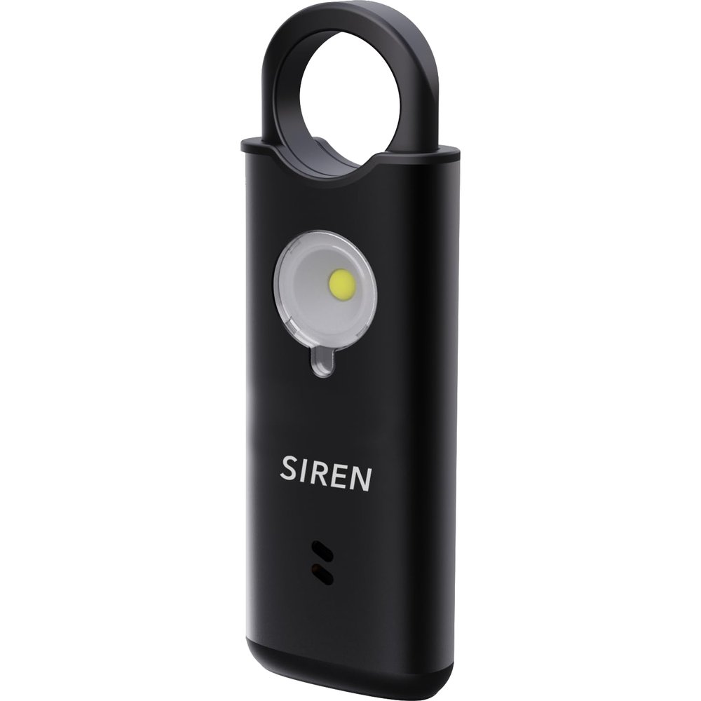 Personal Safety Alarm by Silent Beacon 135dB Siren, Flashing Light, Pull & Vibration Activation, USB-C Rechargeable Keychain, Panic Button for Women, Seniors, Students, Lone Workers, and Travelers