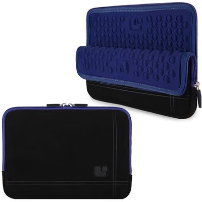 13 13.3 Inch Laptop Sleeve for Men and Women, Slim Water Resistant Neoprene Case with Shock Absorbent Padding and Back Pocket