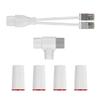 APGLSXY Practical Ethernet Cable Splitter Waterproof ABS Texture 2 Port Connection Suitable for Computers Cameras Set Top Box view 1