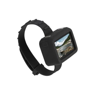 Strap-on Silicone Protective Sleeve Strap for DJI Osmo Nano Action Camera Video Transmission Wristband Case,Drop-proof,Scratch-resistant,Dustproof and Anti-loss Palm Band, Bike Mount or Pet Collar