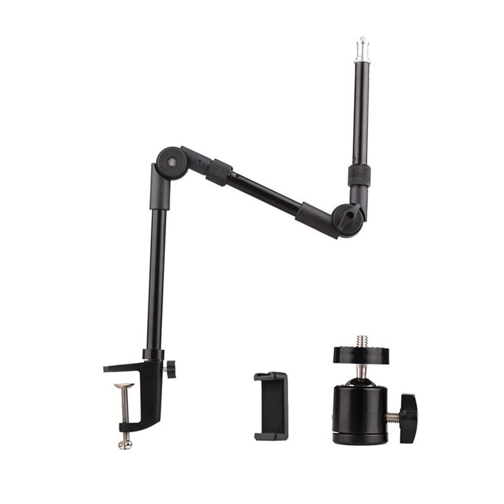Aluminum Alloy Desktop Stand 360 Ball Head Foldable and Flexible