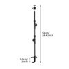Aluminum Alloy Desktop Stand 360 Ball Head Foldable and Flexible view 2