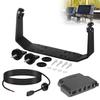 740149-1 Gimbal Mount - 740184-1 HCCT Cable Collector Tray - 720057-1 Power Cable, Fit for All Humminbird Helix 8/9/10 Devices view 1