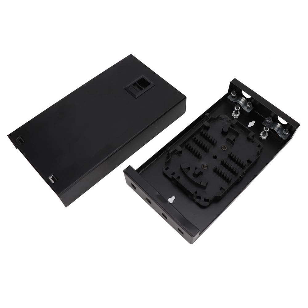 EVGATSAUTO 4 Core Pigtail Termination Box, Iron Material, No Burr Design, Easy Installation, for Home or Work Area - Compact and WallMounted Option