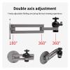 Projector Aluminum Alloy Wall Mount Bracket Suitable for 1/4 Inch Screw Hole Project 10kg Load Capacity view 2
