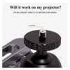 Projector Aluminum Alloy Wall Mount Bracket Suitable for 1/4 Inch Screw Hole Project 10kg Load Capacity view 4