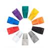 Lawsen Strain Relief Boots 300pcs Cat6 Strain Relief Boot RJ45 Plug Connector Cover Modular Cap 6.5mm(White) view 2