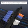 Lawsen Strain Relief Boots 300pcs Cat6 Strain Relief Boot RJ45 Plug Connector Cover Modular Cap 6.5mm(White) view 3