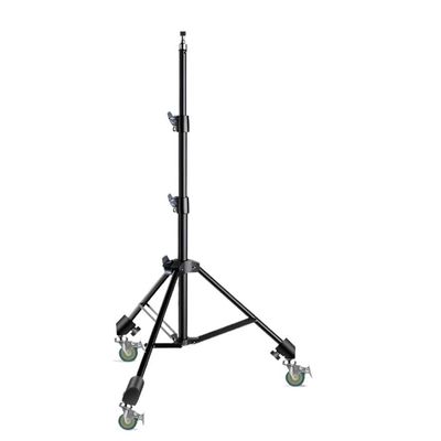 200CM 170CM Tripod Mobile Phone Selfie Stick Light Stand 1/4 Screw Head Studio Flash Photography Softbox(190cm with Wheels)