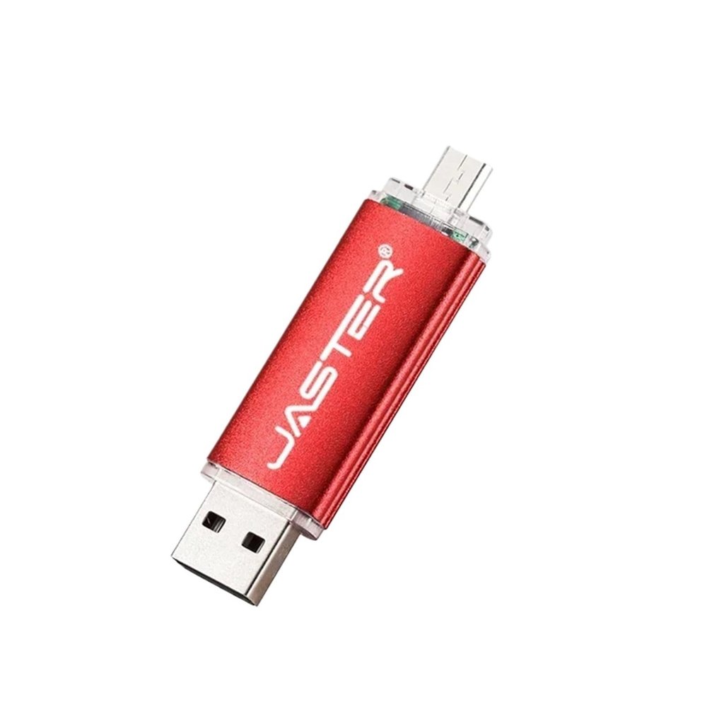 Type-C adapters USB 2.0 Flash Drive 128GB Metal Pen Drive 64GB Wholesale 2ni1 Memory Stick 32GB Real Capacity U Disk(16GB,Red)