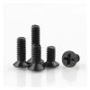 10/50pcs M2 M2.5 M3 M3.5 M4 M5 M6 M8 Carbon Steel GB819 Cross Flat Countersunk Head Screw Black Bolts(5mm,M1.4 x 50Pieces) view 4