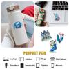 12pcs Blue Christmas Stickers Pack for Winter Lovers Kids Holiday Fans  Blue Santa Snowy House Mittens Sweater & Hot Cocoa Vinyl Decals for Water Bottles Laptops Notebooks and Xmas Gifts 7 Inches view 3