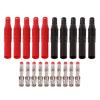 10 Pcs Straight Insulated 4mm Male Banana Wire Solder Connectors view 4