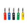 10 Pcs 5 Colors Wire Speaker Cable Banana Connectors 4mm Adapter view 4