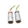 4/8/12/24/50 Pcs/Lot Amplifier Banana Connectors 4MM Banana Male Audio Speaker Jack Gold Plated Dual Screw Lock Connector(24 Pieces) view 1