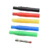 2pcs 4mm Male Banana Straight Insulated Wire Solder Connectors Instrument Test high Current Voltage Gauge(2pcs Blue) view 1