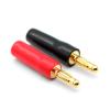 Audio Gold Plated Speaker Cable Wire Connector Banana Jack Screw Lock Speaker Banana Connectors(12 Pieces) view 3