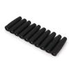 10Pcs Brass 4mm Insulated Banana Female Jack Wire Solder Connector(Black) view 2