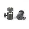 10pcs/lot Mini Ball Head 1/4" Mount for Camera Tripod for SB800 SB900 580EX II for vidicon Excellent view 4