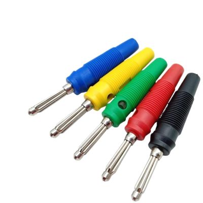 10PCS 4mm Banana (+ Socket Connector) Binding Post Lantern Male Female Pair Terminal Breadboard Socket(Green 10Pcs)