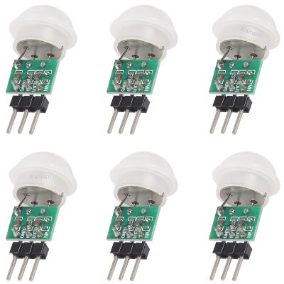 6pcs AM312 Sensor Mini Sensor Module Pyroelectric Infrared Motion Automatic Detector DC 2.7 to 12V for Arduino