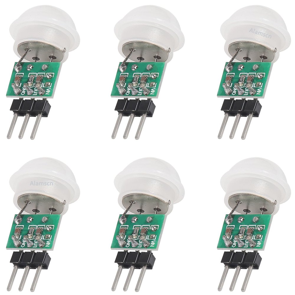 6pcs AM312 Sensor Mini Sensor Module Pyroelectric Infrared Motion Automatic Detector DC 2.7 to 12V for Arduino