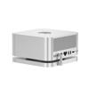 BEELINK EX Mate Studio Stand-A 80Gbps SSD Expansion Dock for Mac Studio  Aluminum Alloy Stand with Dual PCIex2 M.2 Slots (16TB max), 80 Gbps USB-C & PD 3.0 Port  Frost Silver view 1